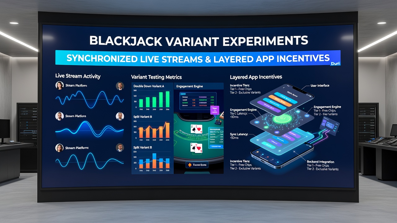 Spieler passen Blackjack-Varianten in App-Umgebungen mit Live-Streams an