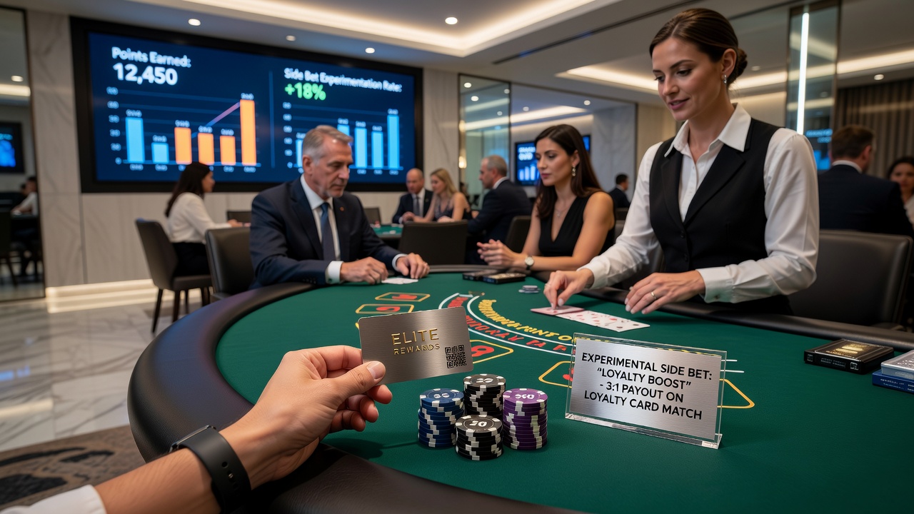 Spieler experimentieren mit Blackjack-Seitenwetten während einer Live-Mobile-Session
