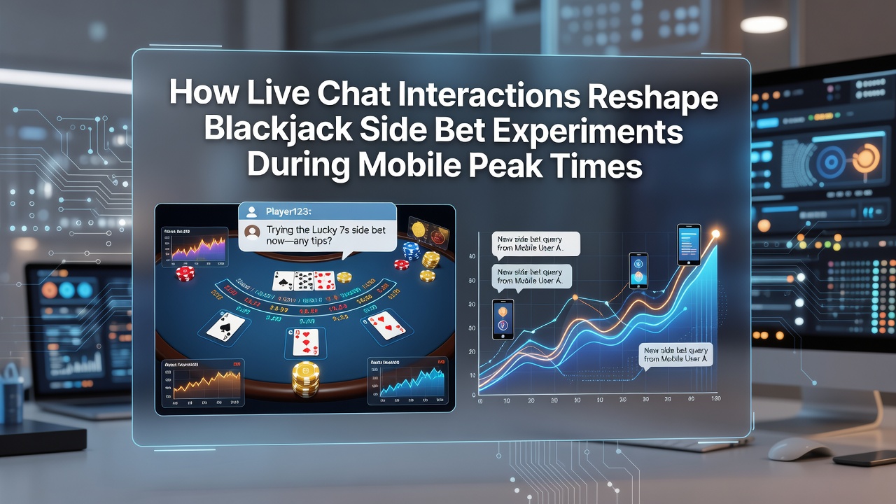 Live-Chat-Interaktionen bei Blackjack auf mobilen Geräten während Spitzenzeiten