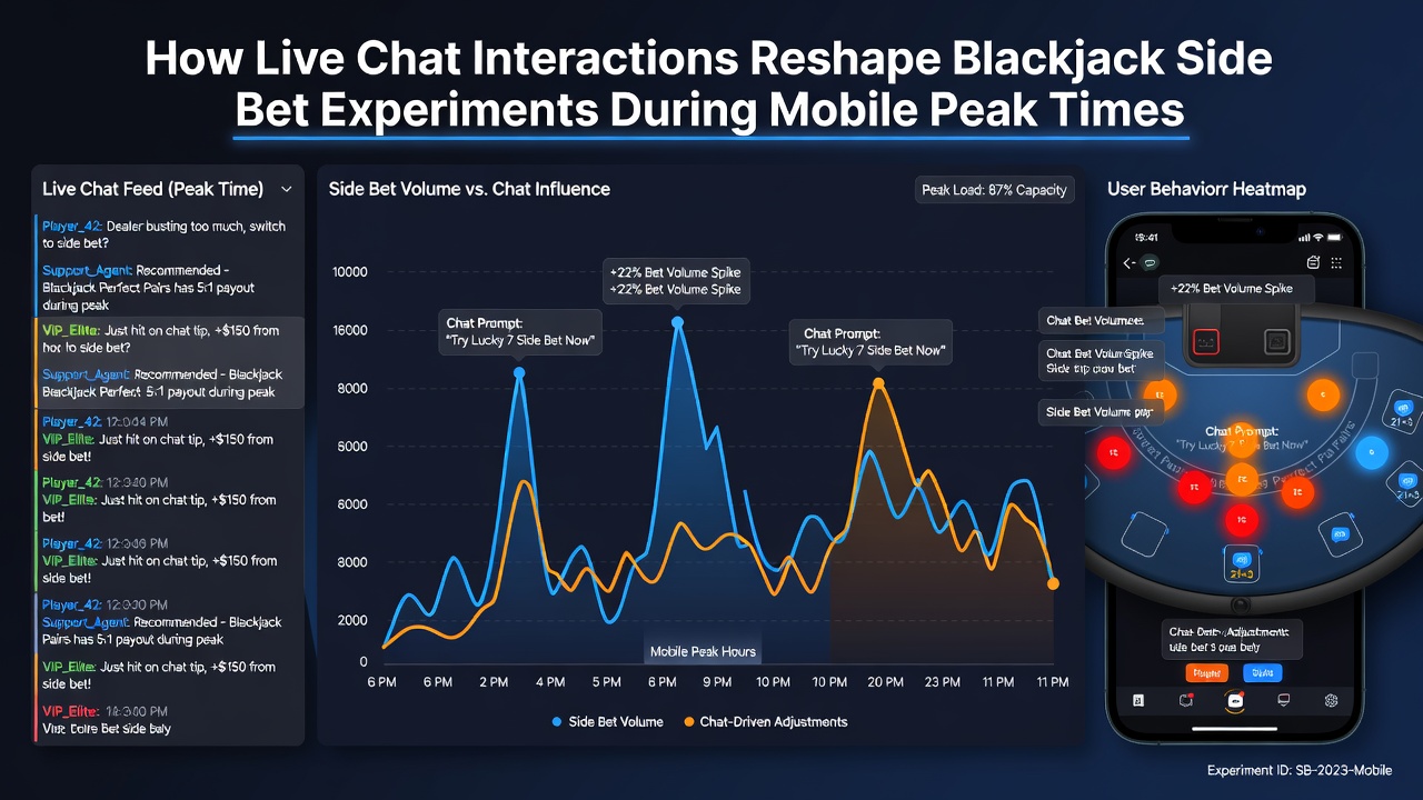 Blackjack-Seitenwetten-Experimente auf mobilen Geräten mit Live-Chat-Unterstützung